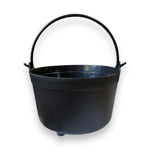 VTG Empire Blow Mold Pot Halloween Cauldron Candy Bowl Planter Trick or Treat - Picture 4 of 10